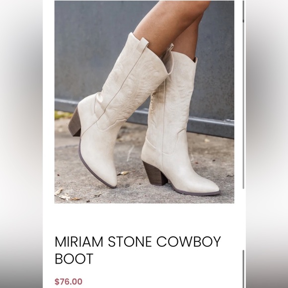 Pink Lily Shoes - Pink lily cowboy boot